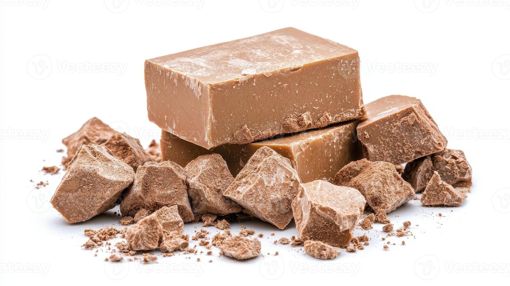 Indulge in the Richness A Detailed View of Fudge, Its Luscious Texture, and Irresistible Appeal, Captured in High Definition Explore the Delectable Details of these Brown Sugar Confections, Revealing photo