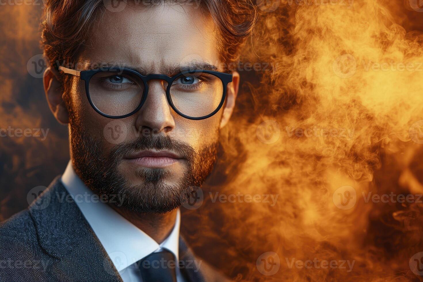 In a world where ambition meets innovation, this entrepreneur stands tall, a beacon of success in the modern business landscape His sharp gaze reflects determination, his tailored suit exudes photo