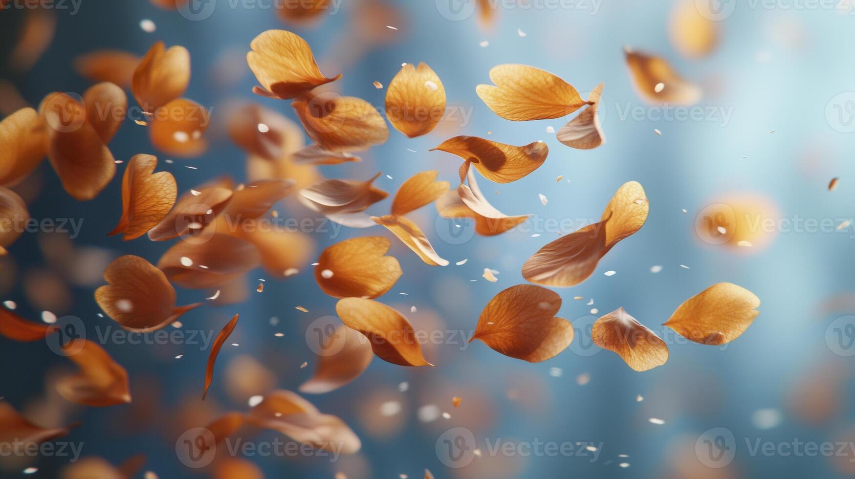 Gently, cherry blossoms drift on the breath of the wind, ephemeral fragments dancing in the soft light Each petal is a whispered promise of spring, a fleeting moment captured in the delicate dance of photo