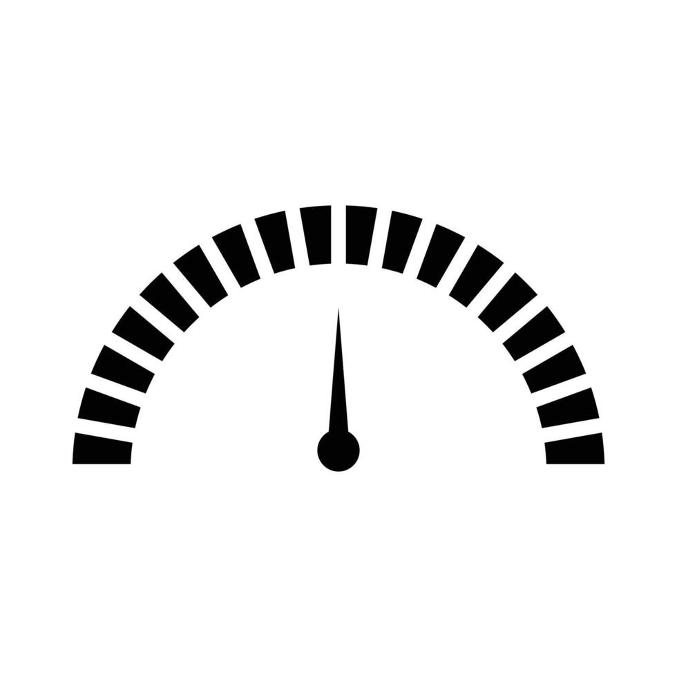 Speed meter icon. Auto speedometer or business speedometer icon template. Speedometer icon isolated on white background. Simple illustration. vector