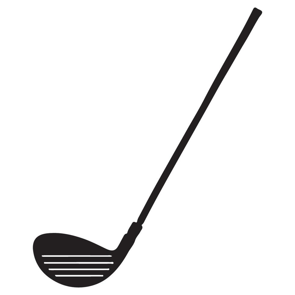 Single Golf Club Illustration Image Great for Sport Designs vector