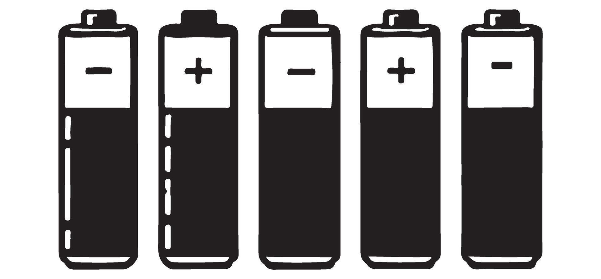Battery Icon Image for Power, Energy and Electronics vector