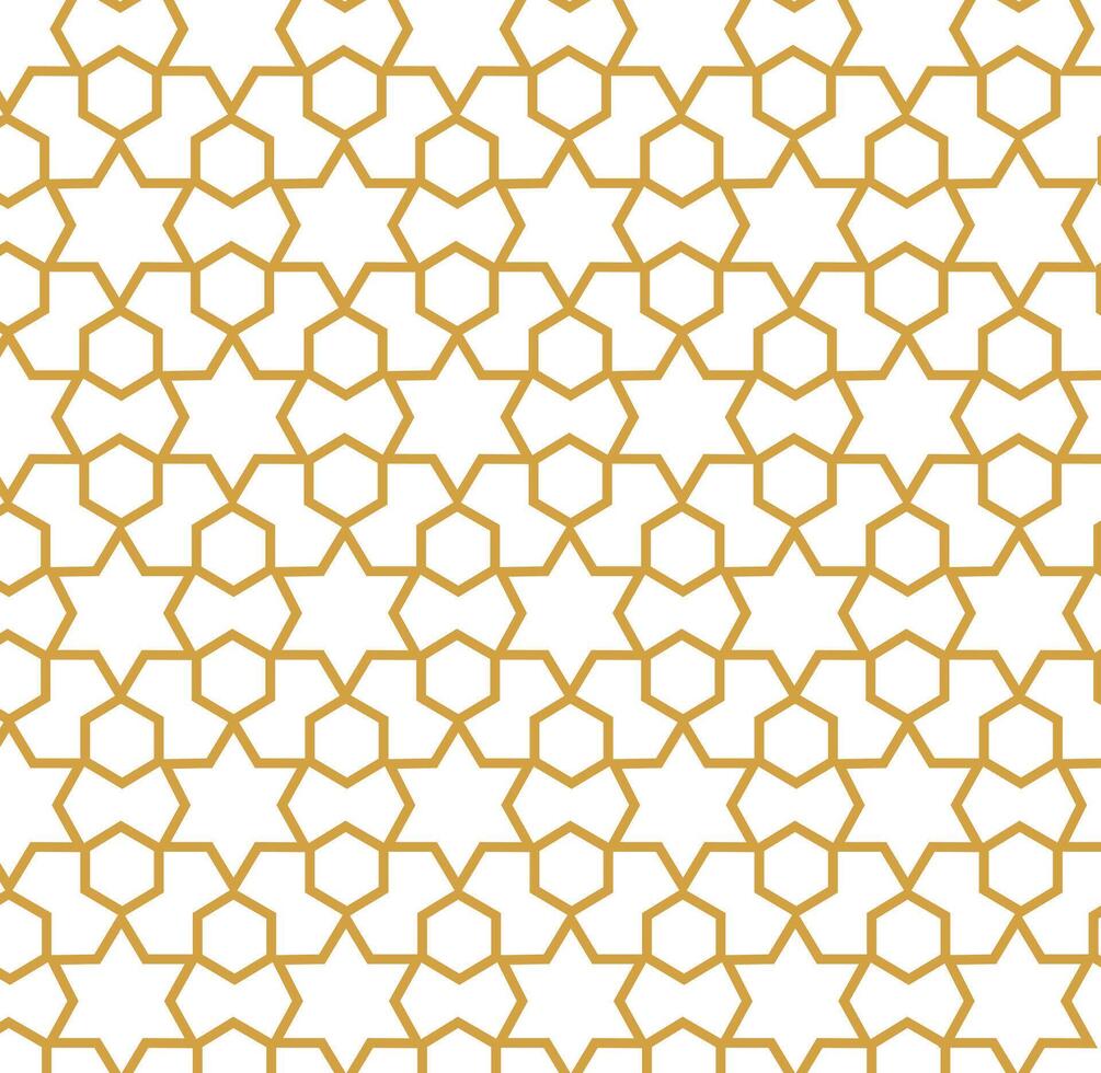 Seamless abstract geometric pattern in Arabian style background vector