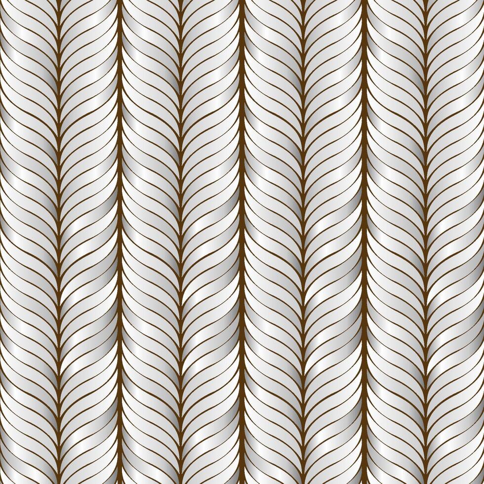 Seamless abstract wave element background vector