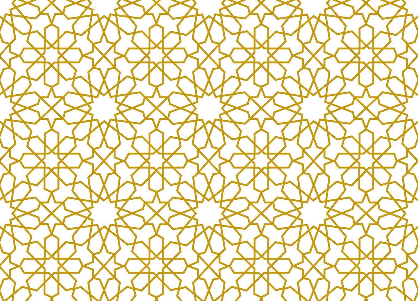 Seamless geometric arabian pattern style background vector