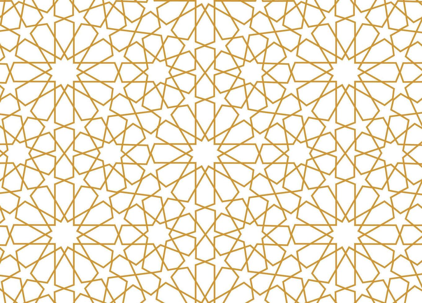 Abstract seamless pattern in gold Arabian style background vector