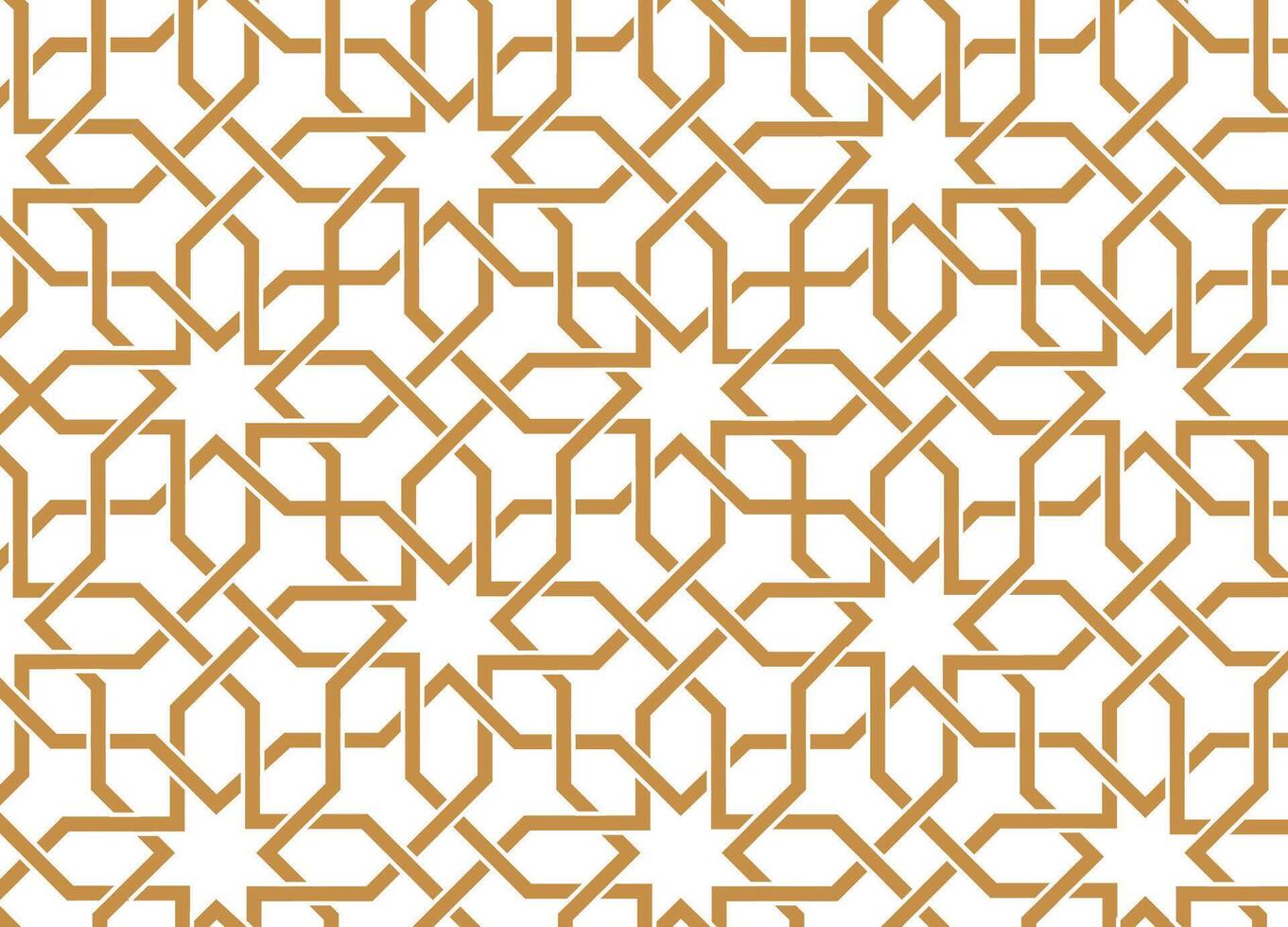 Seamless abstract gold luxury pattern in Arabian style background vector