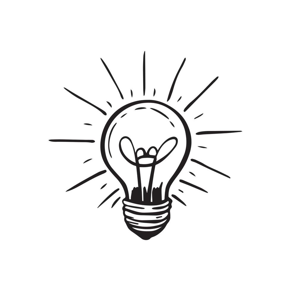 Bulp Lamp Icon Design Template vector