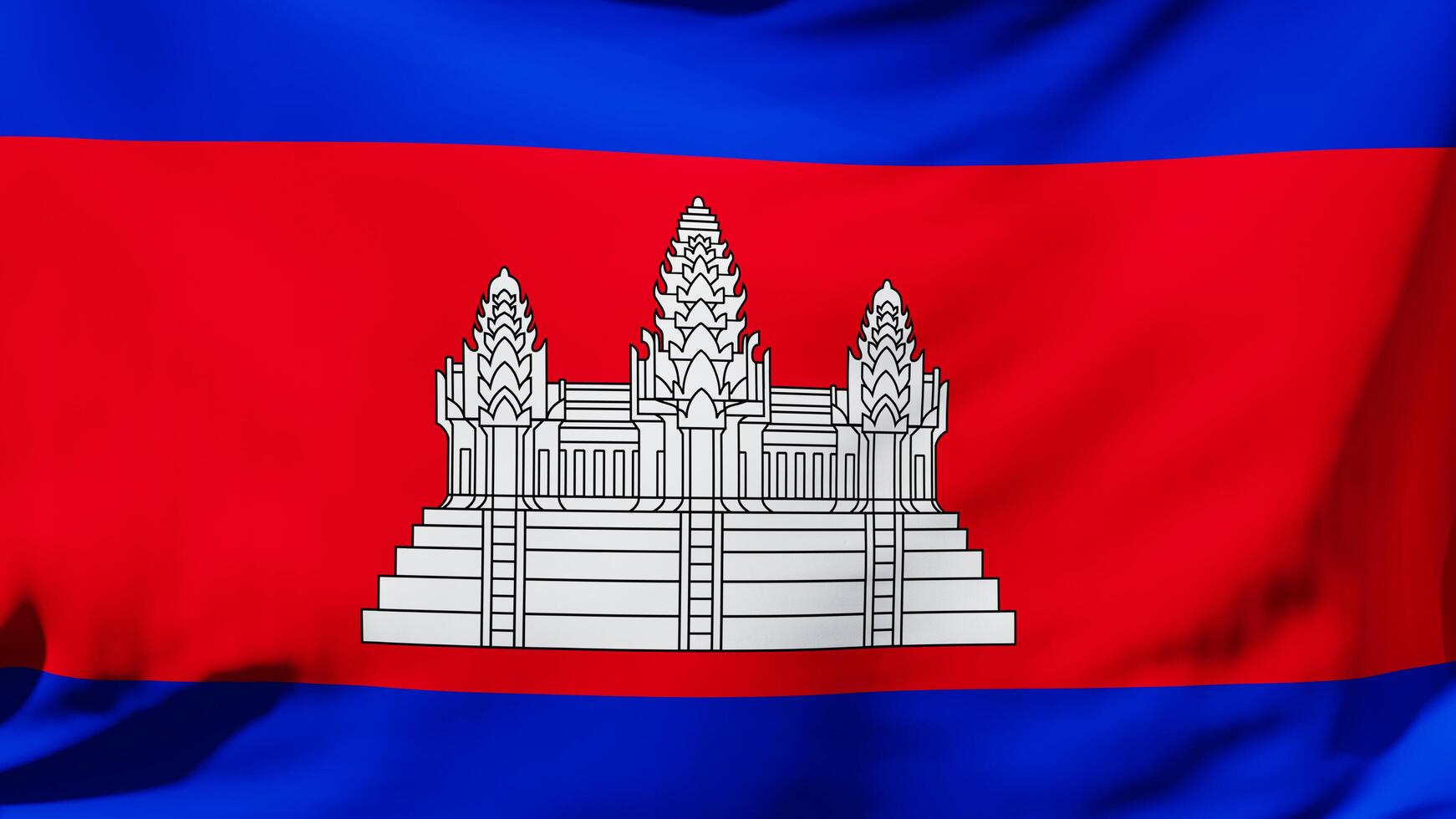 Flag Of Cambodia photo