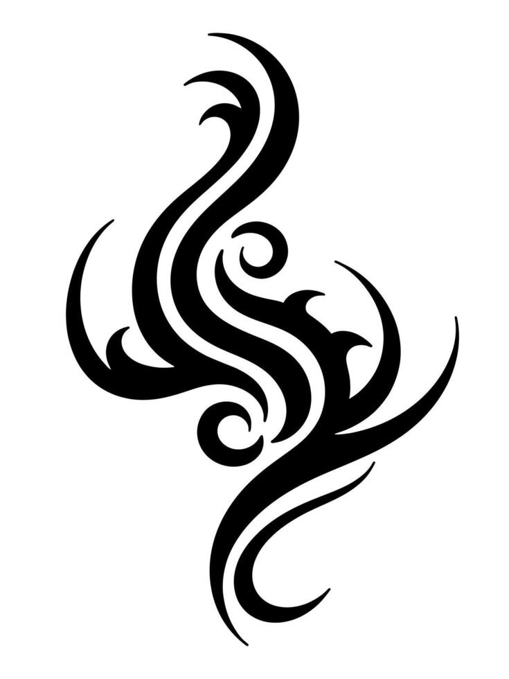 Dynamic artwork depicting fluid motion through flowing black lines creating abstract wave patterns on a clean white background. Ideal for modern design projects like branding or websites. vector