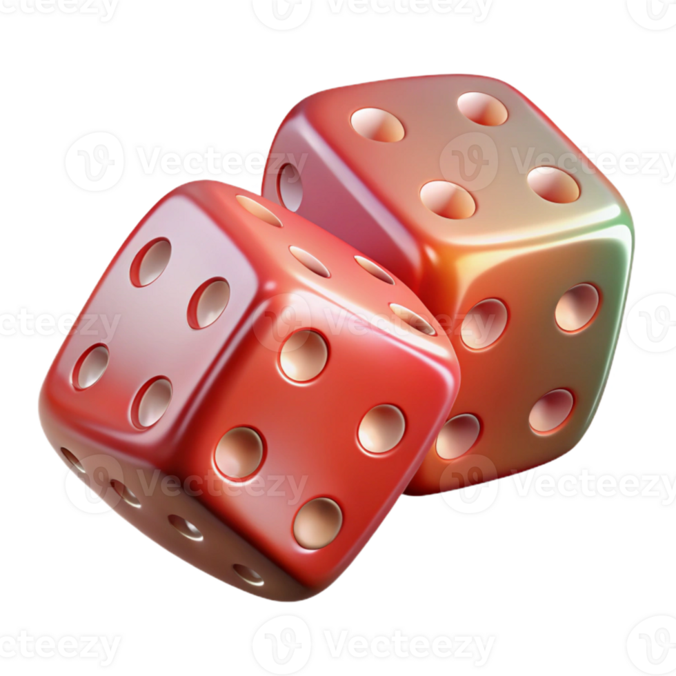 impressive vintage Casino Dice Rolling on Table Transparent high resolution png