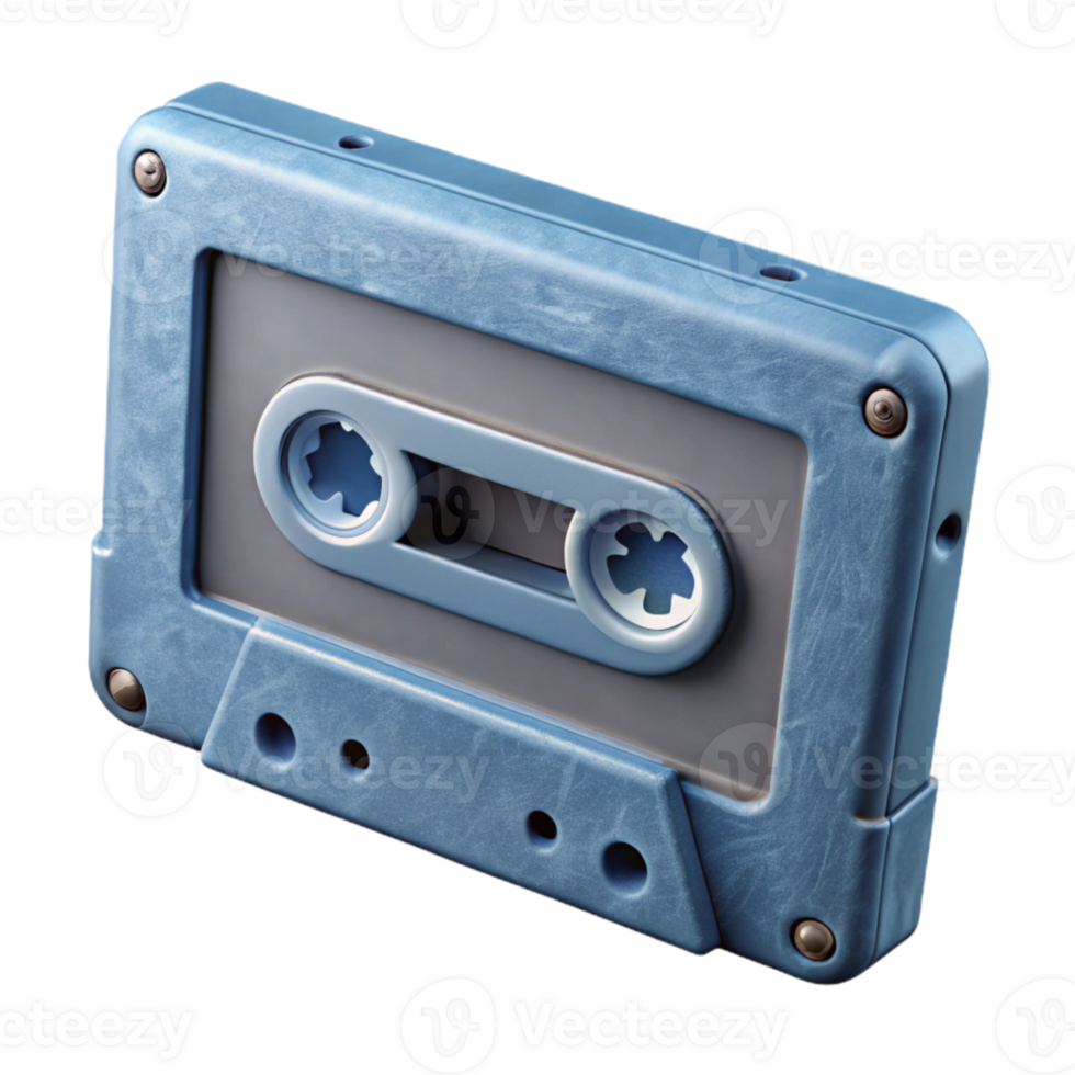 wonderful traditional Cassette Tape Side View Cutout detailed png
