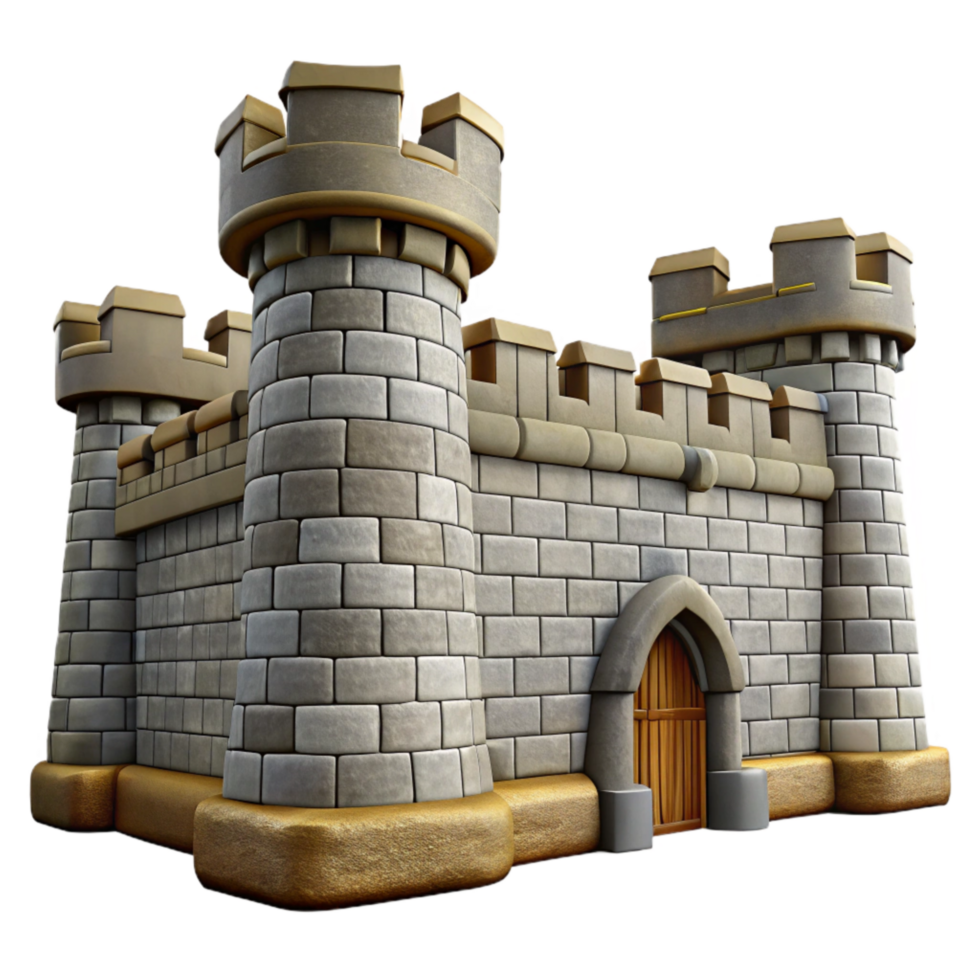 stunning artistic Castle Gate Portcullis Raised Position Transparent Background high quality png