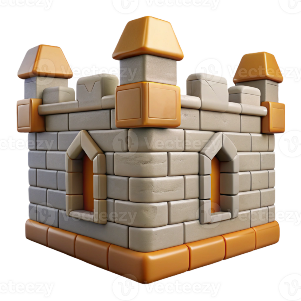 elegant vintage Castle Wall Arrow Slit Defensive Feature Cutout professional png