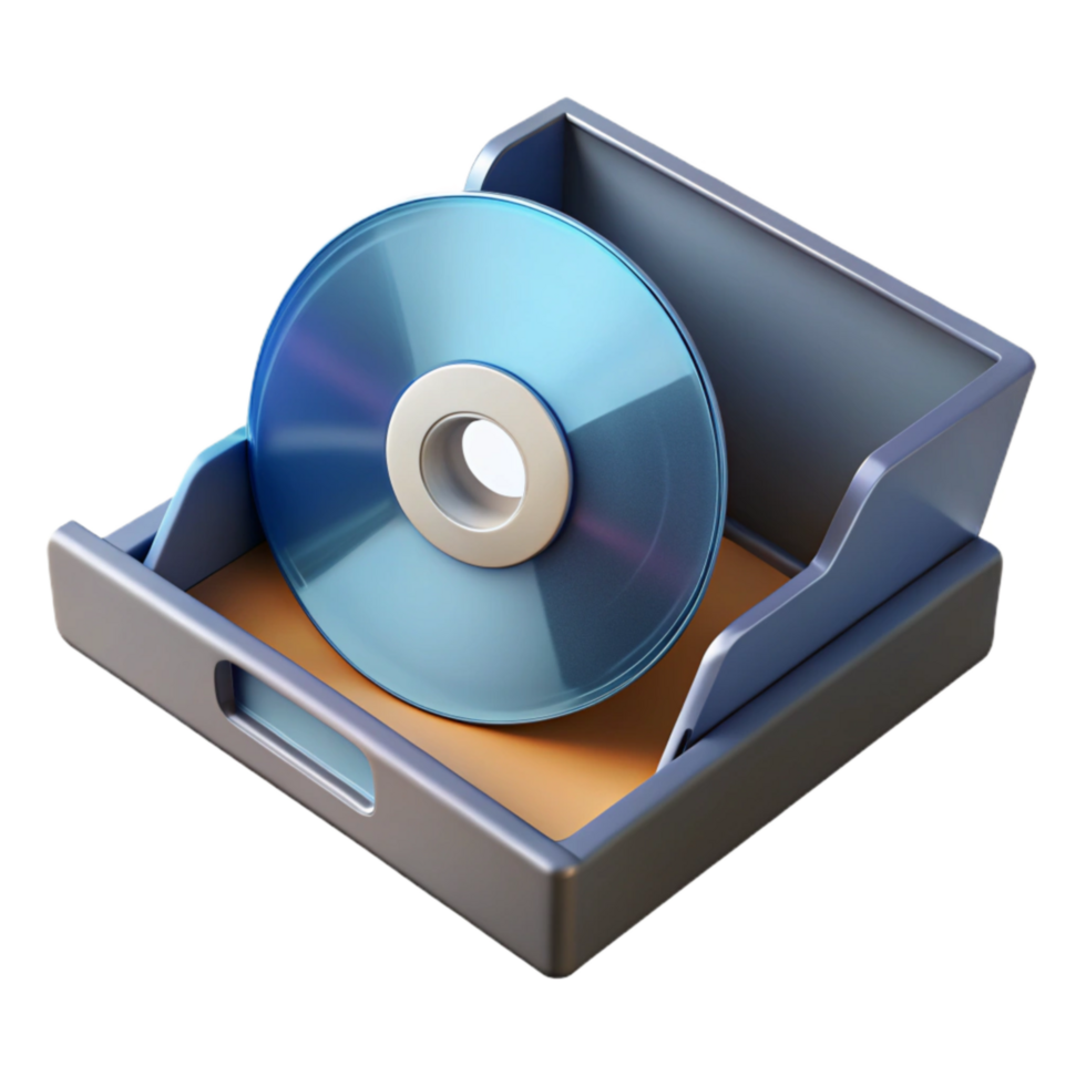 impressive vintage Cd Tray Open Position Empty Isolated genuine png