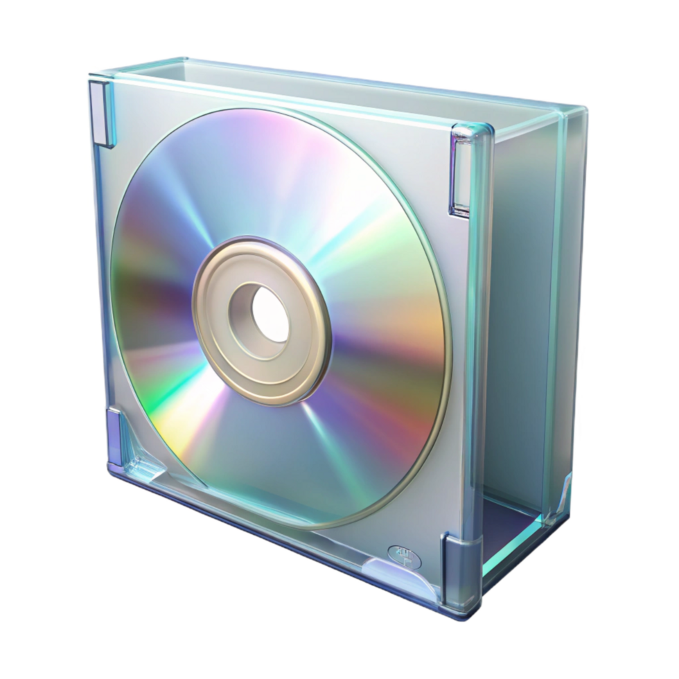 serene artistic Cd Jewel Case Front View Clear Plastic Isolated genuine png