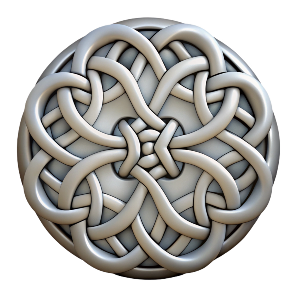 stunning traditional Celtic Knotwork Design Circular Shape Isolated original png