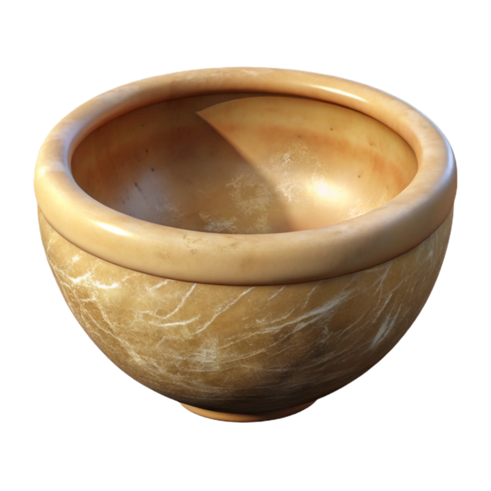 impressive abstract Ceramic Bowl Earthenware Texture Transparent Background detailed png