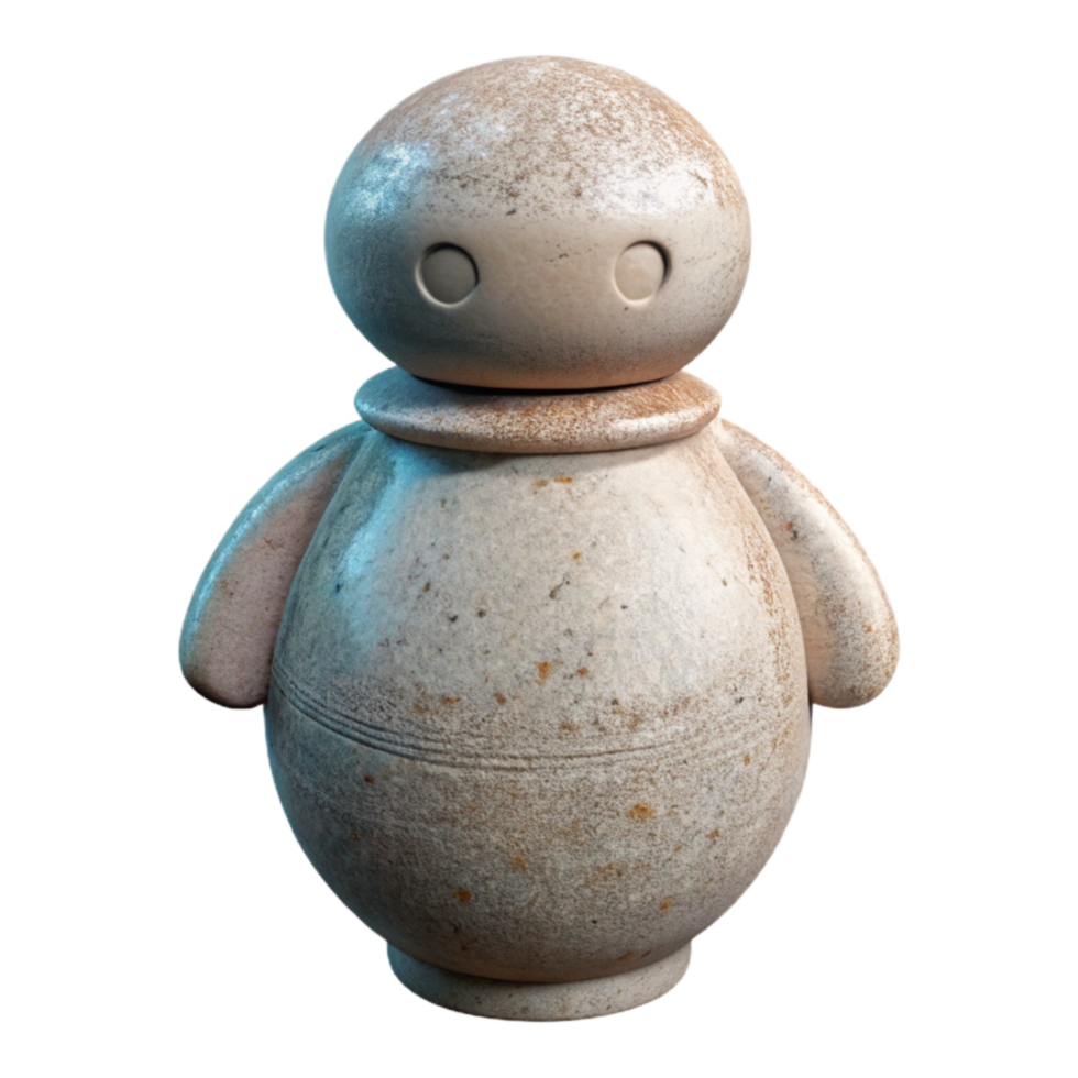 elegant classic Ceramic Figurine Glazed Finish Cutout authentic png