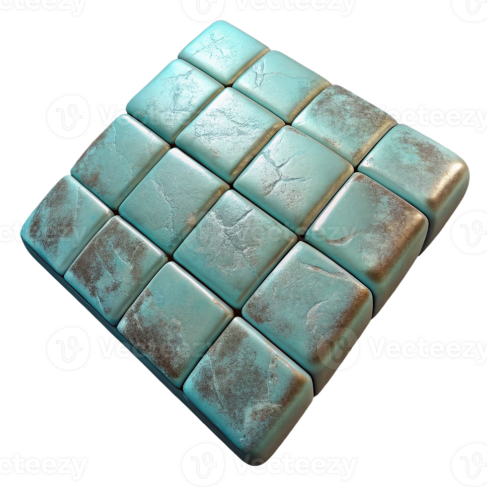 stunning artistic Ceramic Tile Subway Style Isolated Transparent Background high quality png