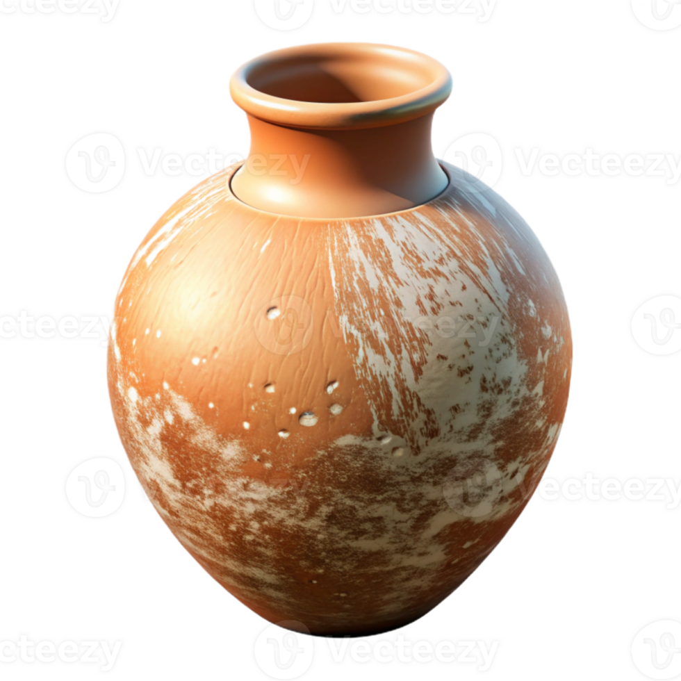 beautiful creative Ceramic Vase Modern Design Cutout with Smooth Texture authentic png