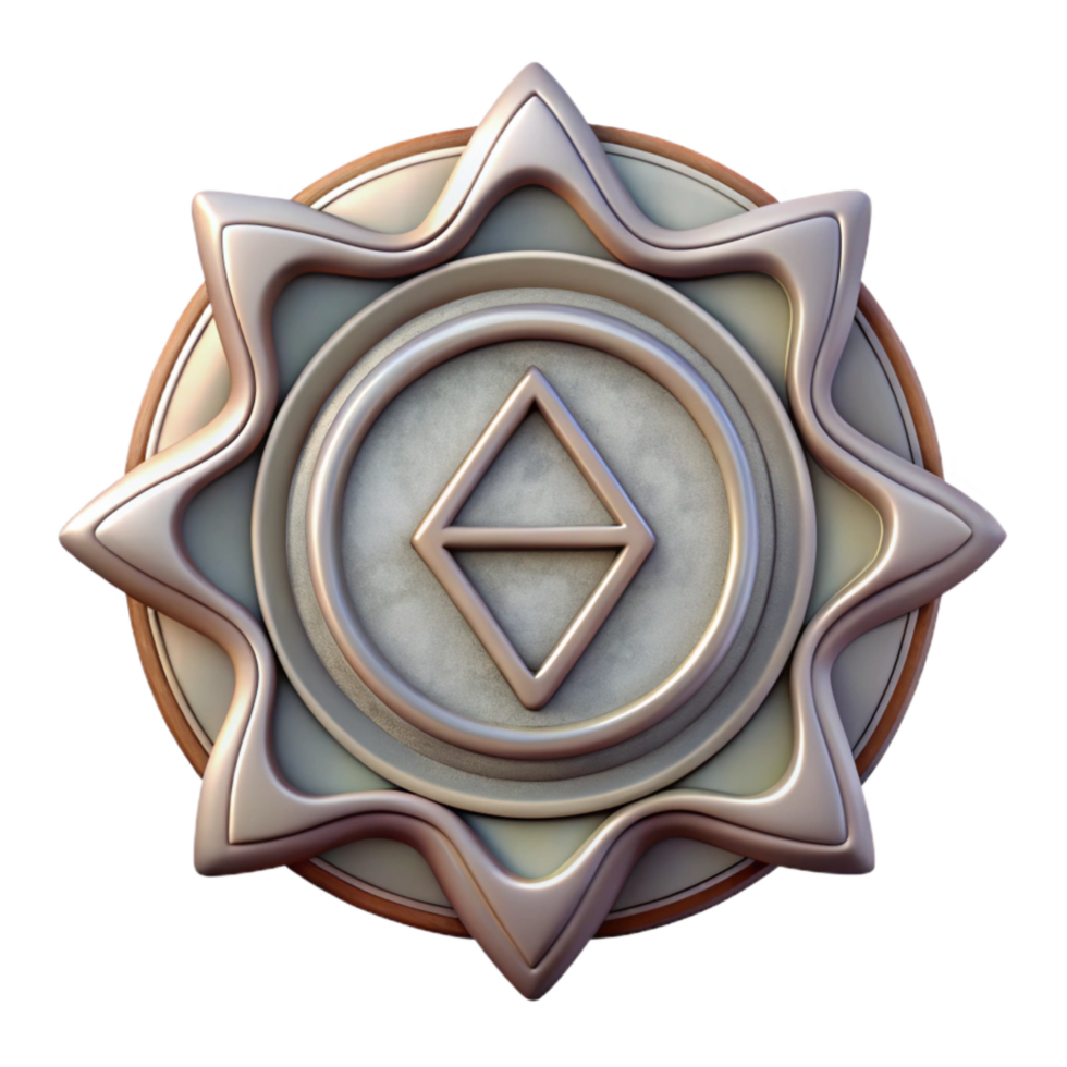 extraordinary abstract Chakra Symbols Outline Style Cutout on Transparent Background high resolution png