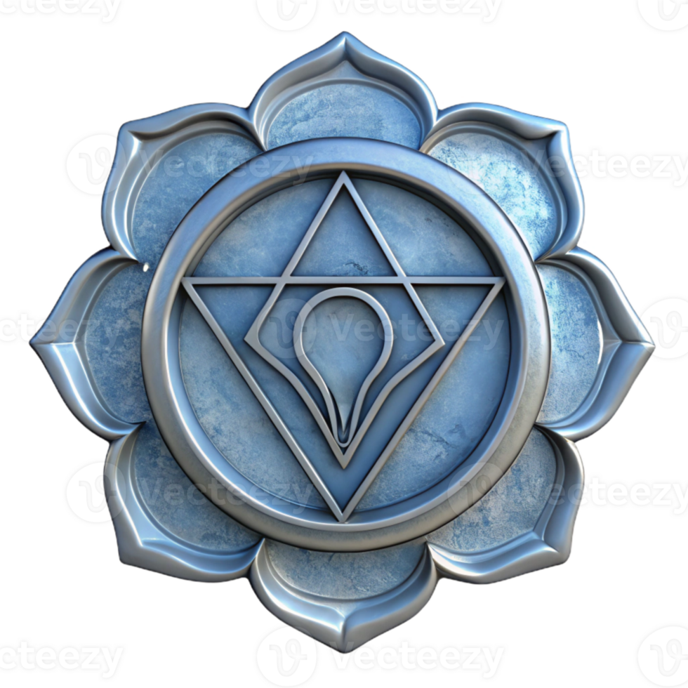 stunning contemporary Chakra Symbols Outline Style Cutout on Transparent Background professional png