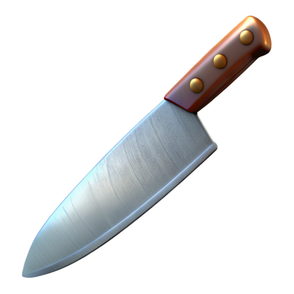 beautiful traditional Chef Knife Sharp Steel Transparent Background authentic png
