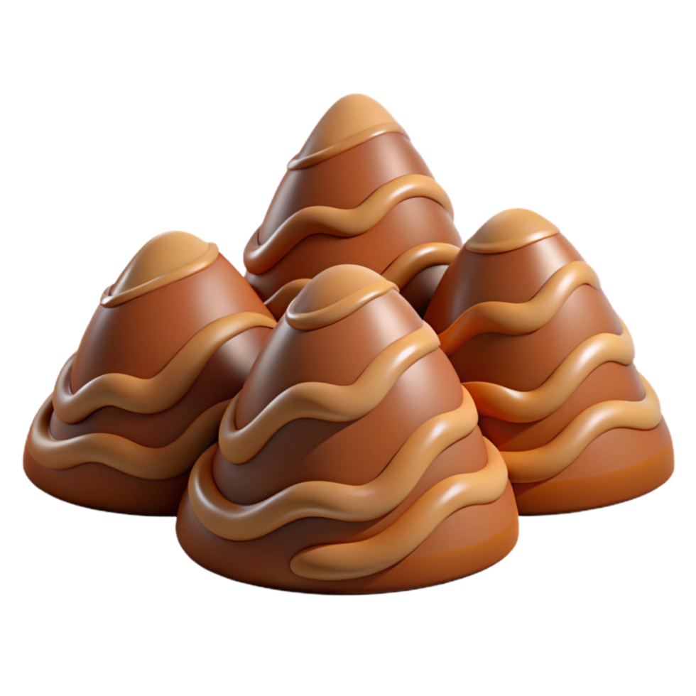beautiful abstract Chocolate Hills Bohol Philippines Unique Formation Transparent Background professional png