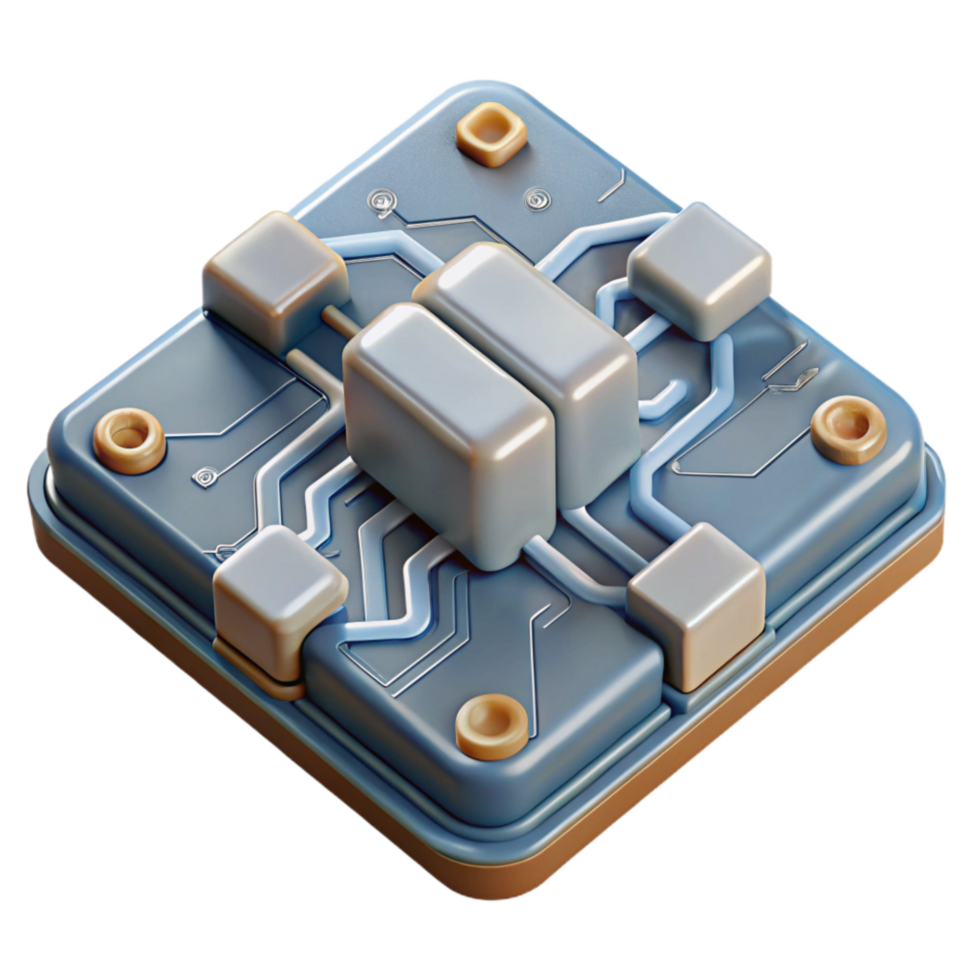 extraordinary creative Circuit Board Components Close Up Transparent Element png