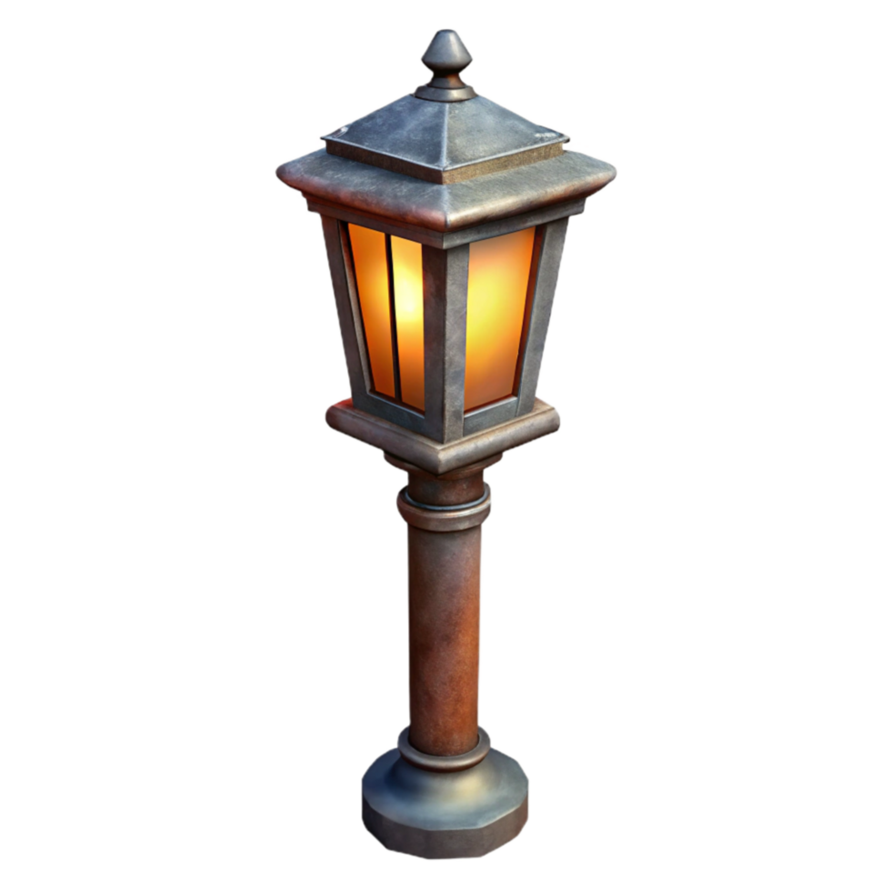 extraordinary creative City Street Lamp Post Night Lighting Transparent Background png