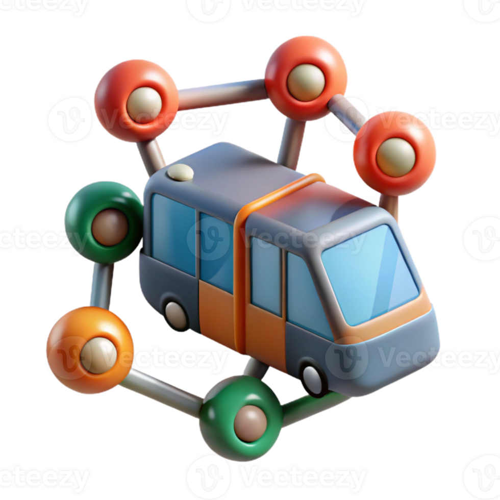vibrant modern City Transportation Network Map Isolated genuine png