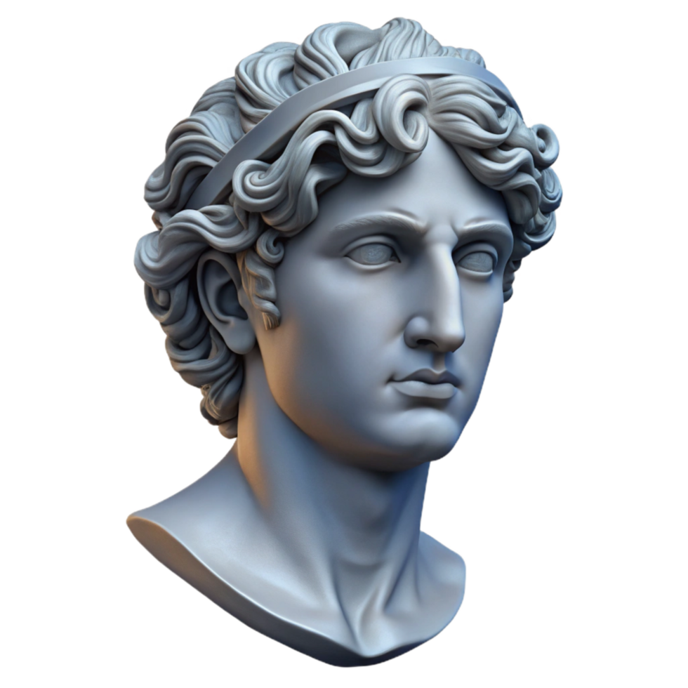wonderful traditional Classical Sculpture Fragment Isolated png