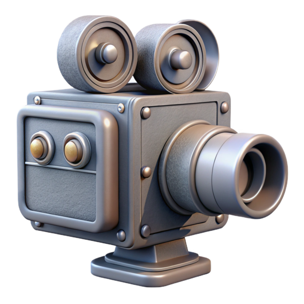 extraordinary modern Classic Film Camera Side View Transparent professional png