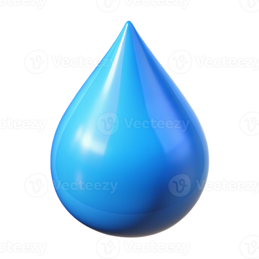 vibrant rustic Clean Water Drop Blue Background Transparent Background png