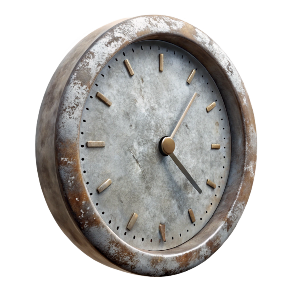 extraordinary modern Clock Wall Mounted Round Isolated on White Background high resolution png