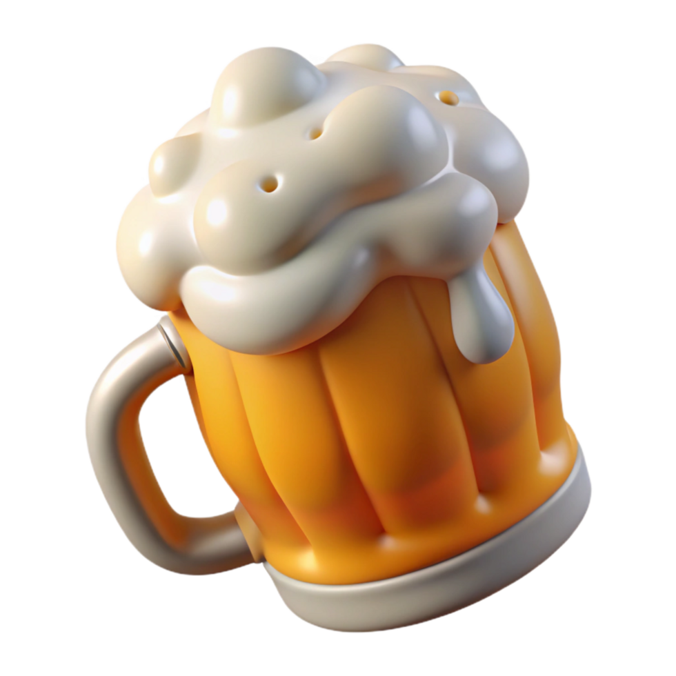 vibrant minimalist Close Up of Beer Tap Handle Isolated authentic png