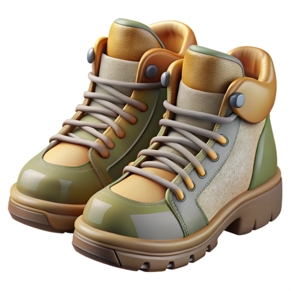 beautiful modern Close Up of Hiking Boots on Rocky Terrain Transparent high resolution png