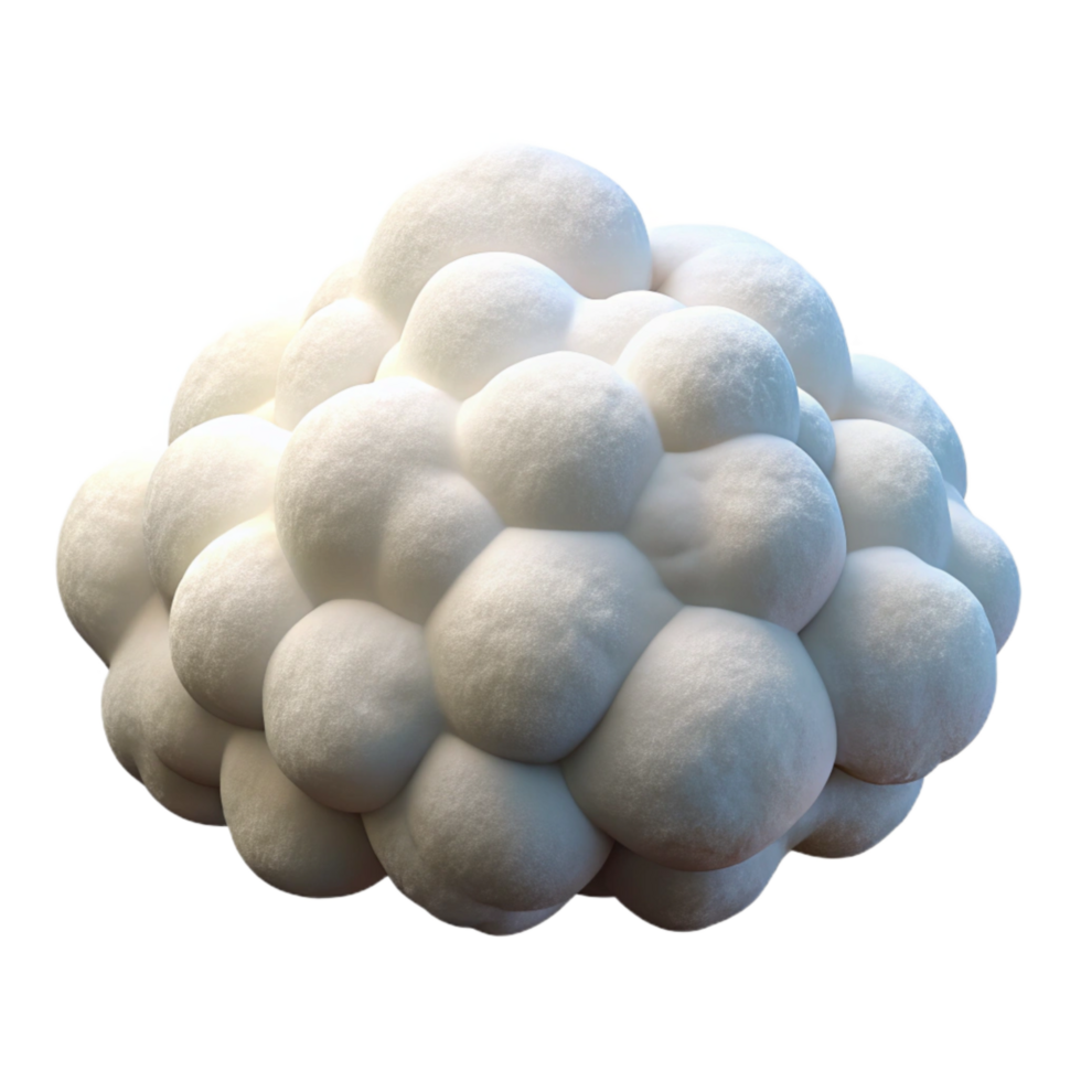 Cloud Formation White Fluffy Sky Background Transparent Background png