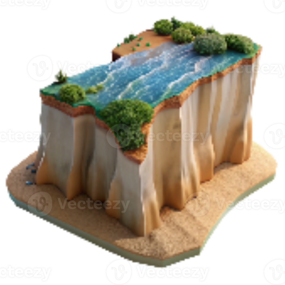 wonderful minimalist Coastal Erosion Cutout Cliff Face exclusive png