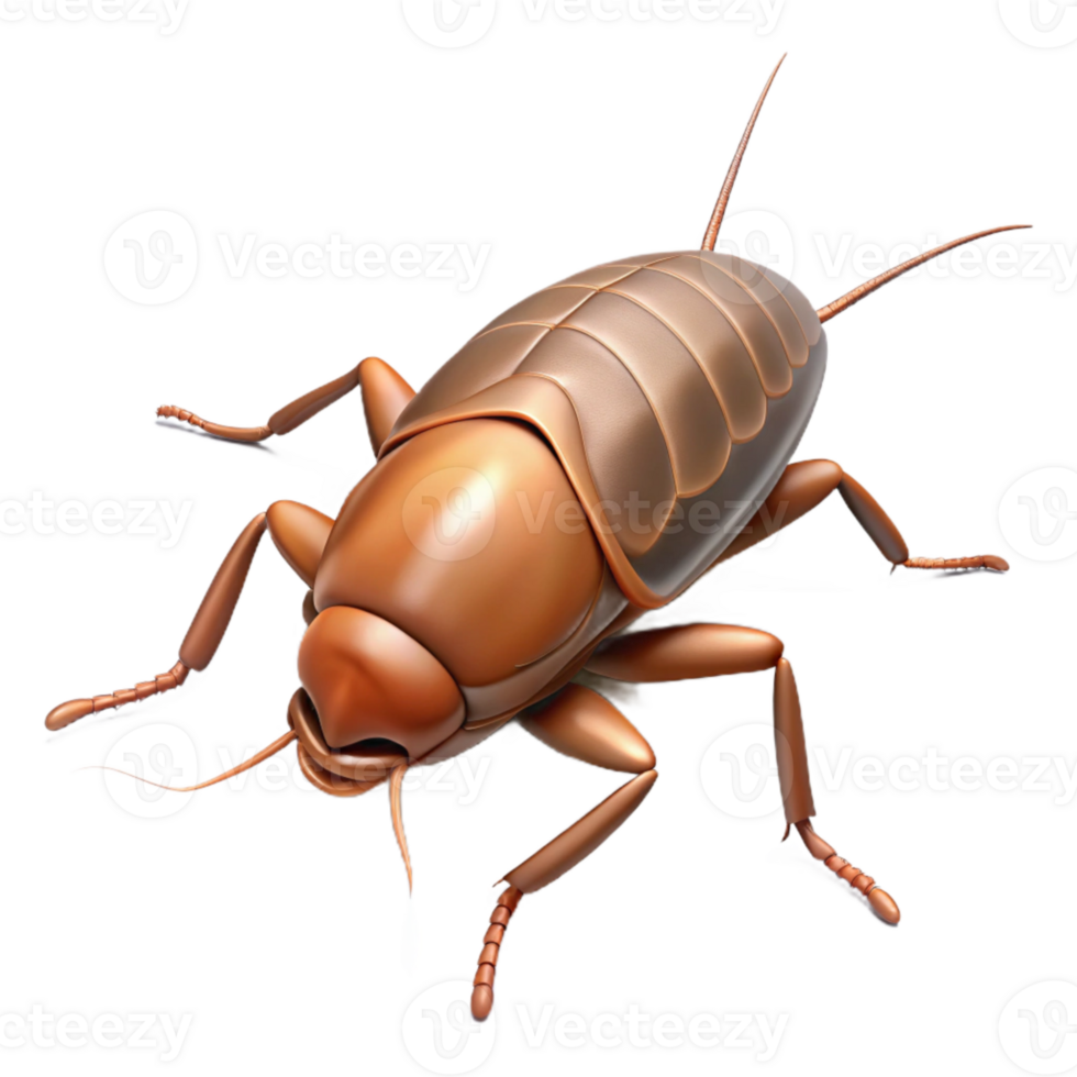 serene rustic Cockroach Scurrying Across Floor Transparent Background high resolution png