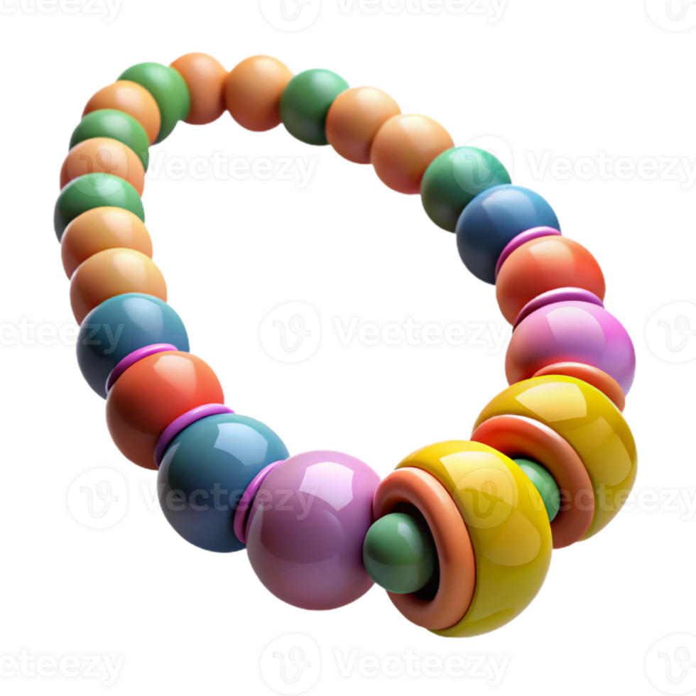 wonderful traditional Colorful Beaded Necklace Close Up Transparent Background high resolution png