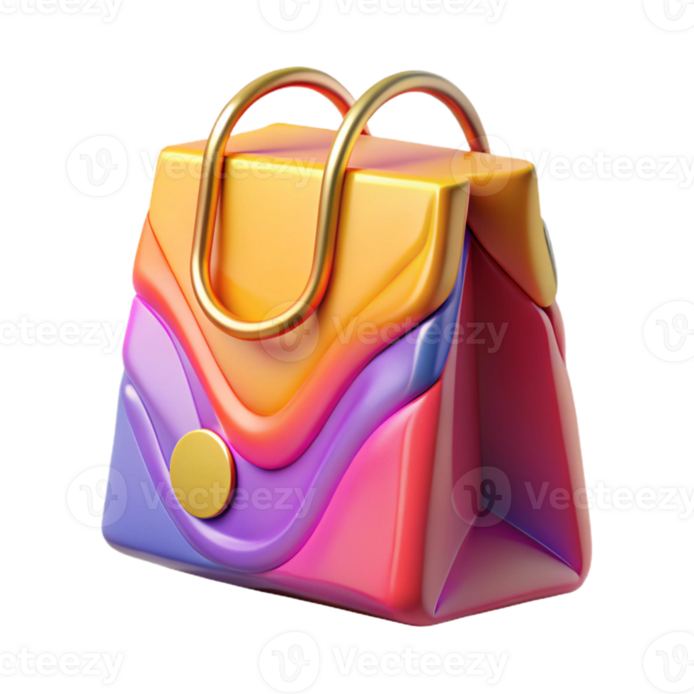 vibrant abstract Colorful Retail Packaging Mockup Transparent Background high quality png