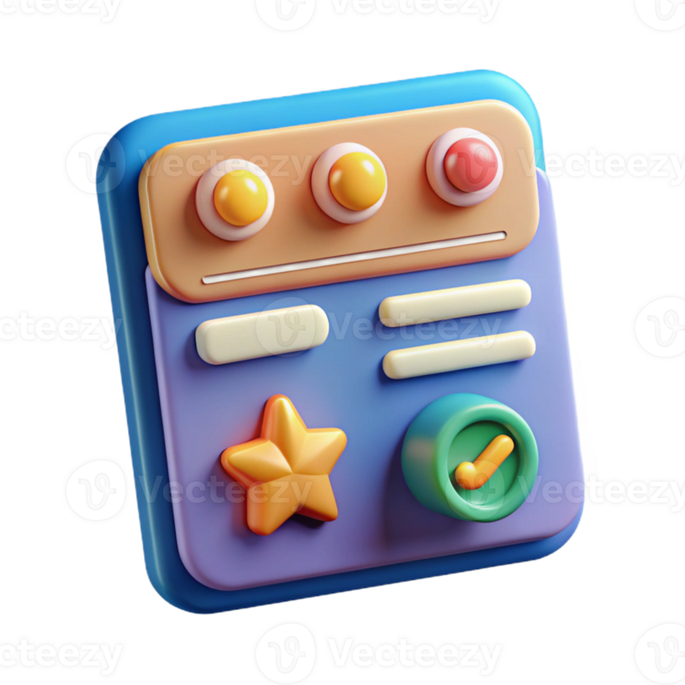impressive classic Colorful Webinar Feedback Form with Stars Isolated exclusive png