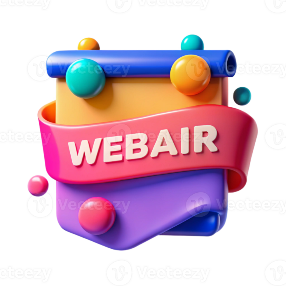 impressive rustic Colorful Webinar Invitation Banner Transparent Background professional png