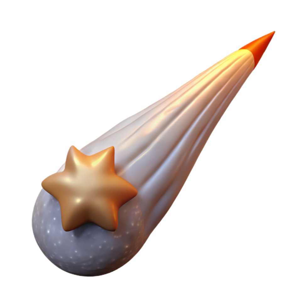 wonderful traditional Comet Transparent Background with Long Tail professional png