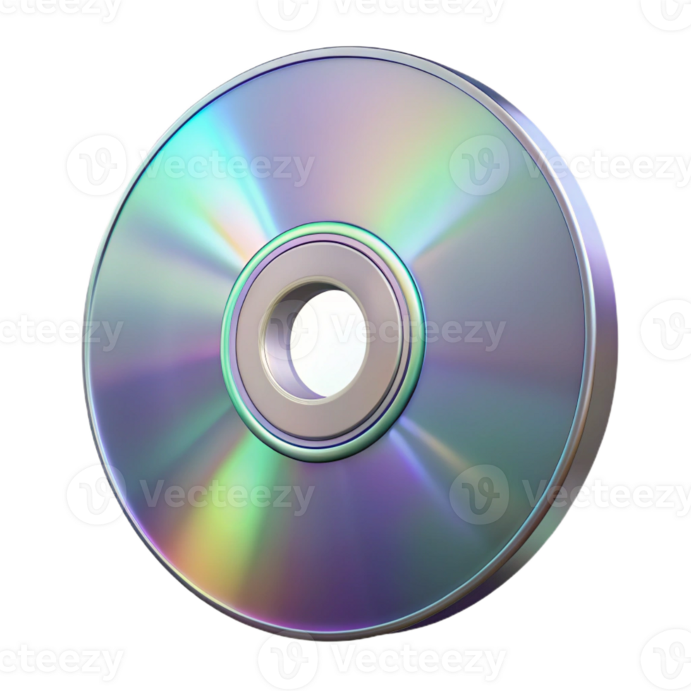 extraordinary minimalist Compact Disc Data Side Reflective Surface Isolated premium png