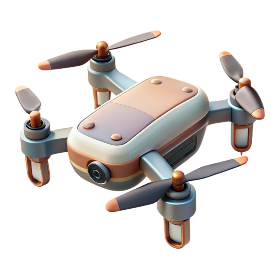 serene traditional Compact Drone with Transparent Background original png