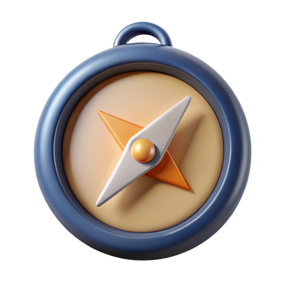 extraordinary rustic Compass Navigation Tool Cutout Top View premium png