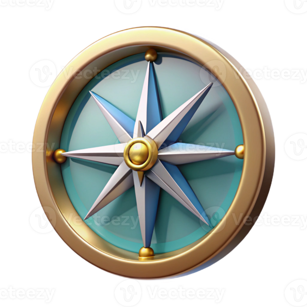 impressive traditional Compass Rose Transparent Background with Directional Points exclusive png